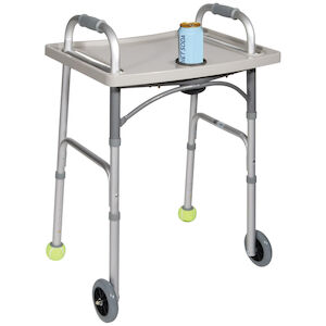 WALKER TRAY W CUP HOLDER UNIV RTL 1EA